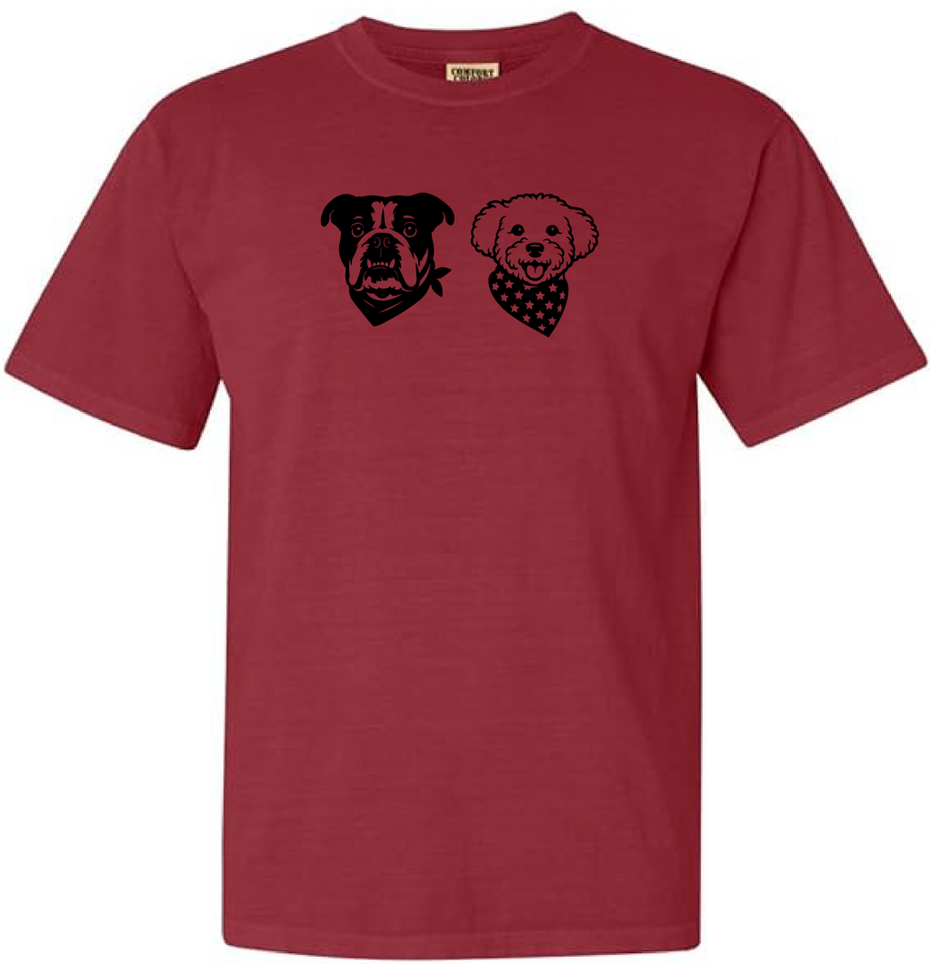 Your Best Furriend's Shirt in Crimson