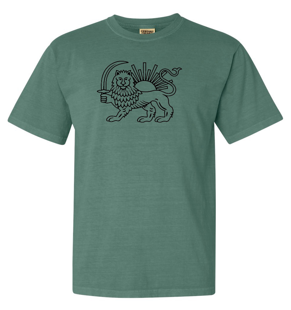 Lion and Sun - Green