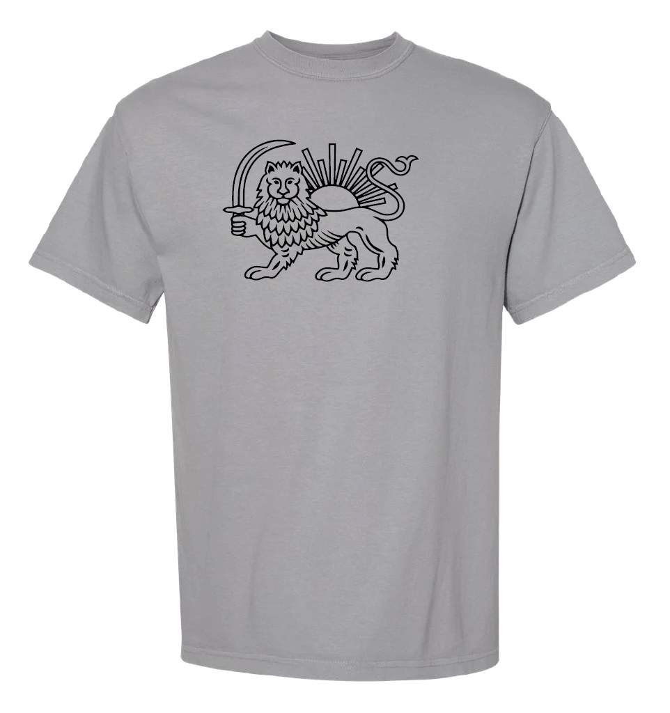 Lion and Sun - Grey