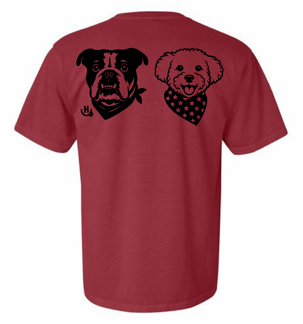 Your Best Furriend's Shirt in Crimson