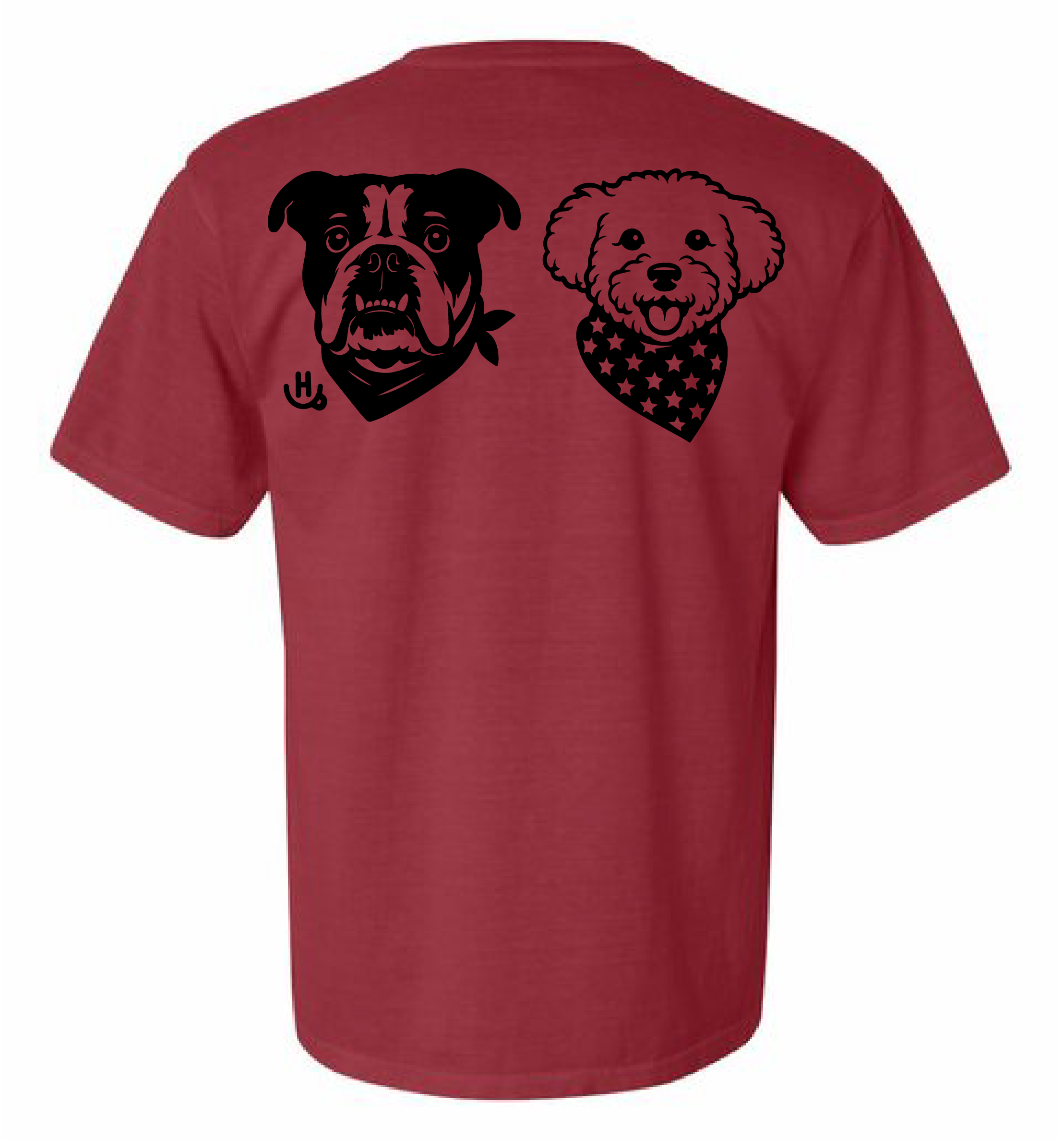 Your Best Furriend's Shirt in Crimson